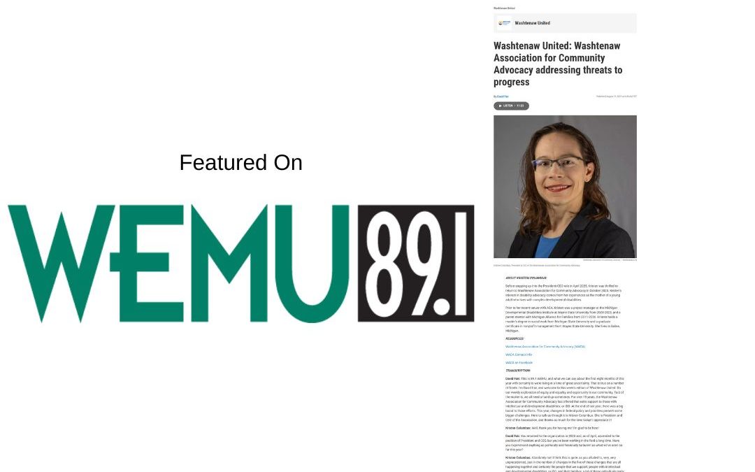 Washtenaw ACA Featured on WEMU’s Washtenaw United